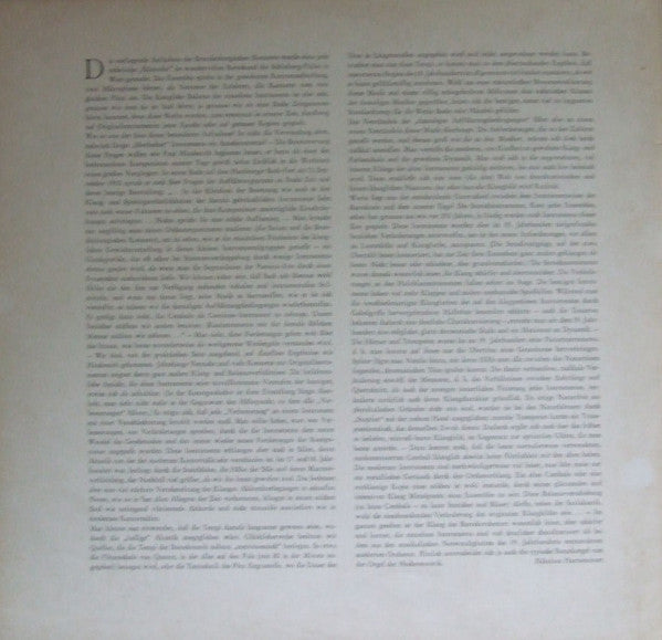 Johann Sebastian Bach : Brandenburgische Konzerte 1•3•4 Auf Originalinstrumenten 1721 (LP)