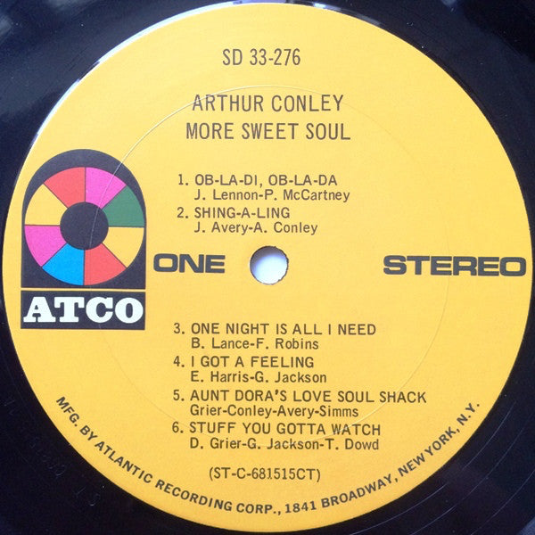 Arthur Conley : More Sweet Soul (LP, Album)