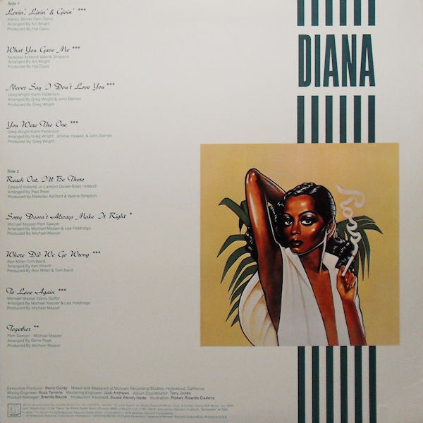 Diana Ross : Ross (LP, Album)