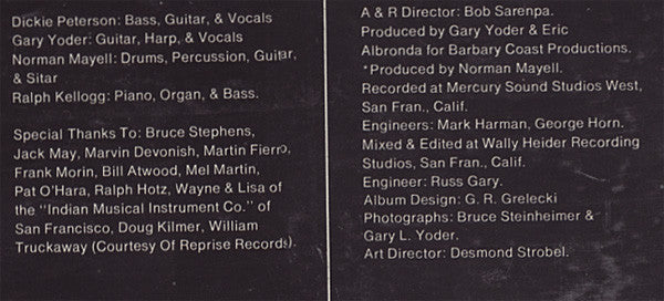 Blue Cheer : BC #5 The Original Human Being (LP, Album)