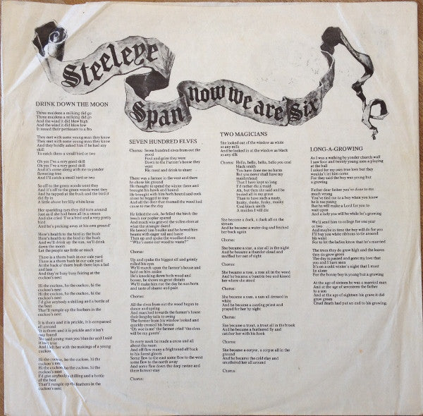 Steeleye Span : Now We Are Six (LP, Album)