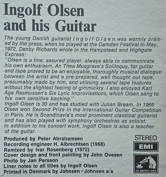 Ingolf Olsen : Ingolf Olsen (LP, Album)