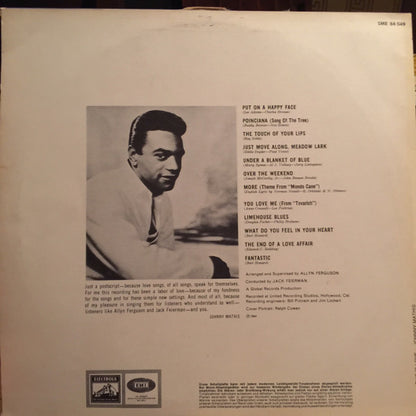 Johnny Mathis : This Is Love (LP, Album)