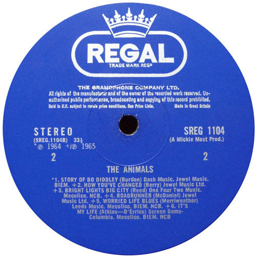 The Animals : The Animals (LP, Comp)