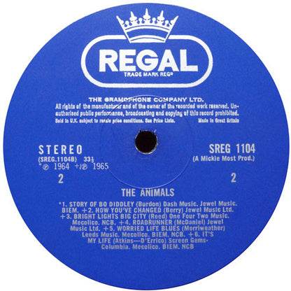 The Animals : The Animals (LP, Comp)