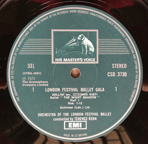 The London Festival Ballet Orchestra  . Terence Kern : London Festival Ballet Gala (2xLP, Box)