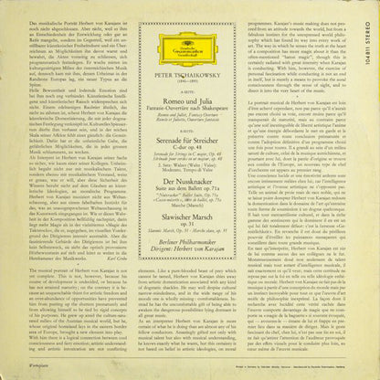 Pyotr Ilyich Tchaikovsky, Herbert von Karajan, Berliner Philharmoniker : Peter Tschaikowsky - Herbert von Karajan (LP, Comp)