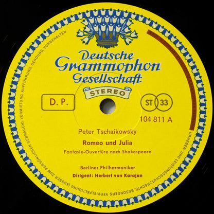 Pyotr Ilyich Tchaikovsky, Herbert von Karajan, Berliner Philharmoniker : Peter Tschaikowsky - Herbert von Karajan (LP, Comp)