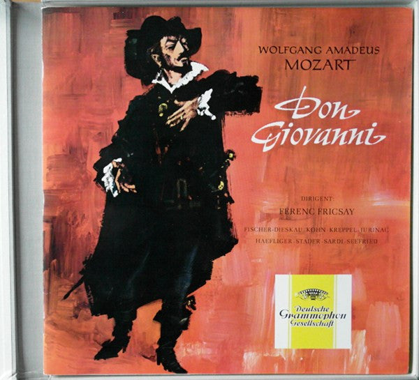 Wolfgang Amadeus Mozart - Ferenc Fricsay ‧ Dietrich Fischer-Dieskau ‧ Karl Kohn ‧ Walter Kreppel ‧ Sena Jurinac ‧ Ernst Haefliger ‧ Maria Stader ‧ Ivan Sardi ‧ Irmgard Seefried : Don Giovanni (3xLP + Box)