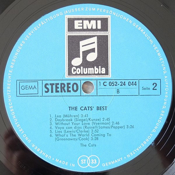 The Cats : The Cats' Best (LP, Comp)