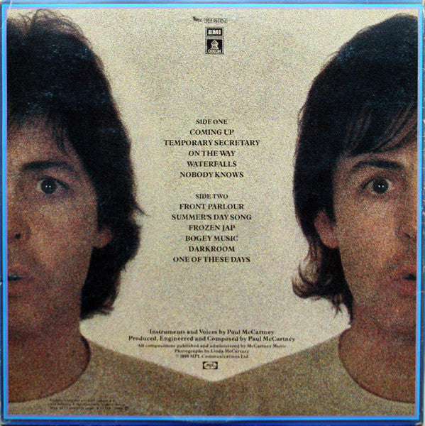 Paul McCartney : McCartney II (LP, Album)