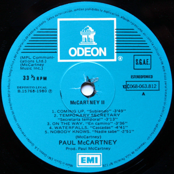 Paul McCartney : McCartney II (LP, Album)