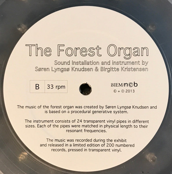 Søren Lyngsø Knudsen : The Forest Organ (12", Ltd, Num, Tra)