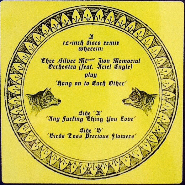 A Silver Mt. Zion Feat. Ariel Engle : Hang On To Each Other (12", EP)