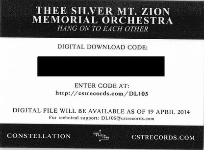 A Silver Mt. Zion Feat. Ariel Engle : Hang On To Each Other (12", EP)