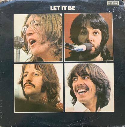 The Beatles : Let It Be (LP, Album, RP, Red)