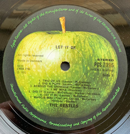 The Beatles : Let It Be (LP, Album, RP, Red)