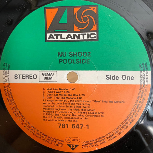 Nu Shooz : Poolside (LP, Album)