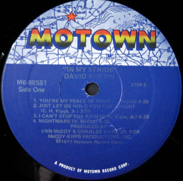 David Ruffin : In My Stride (LP, Album, Mon)