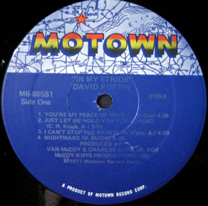 David Ruffin : In My Stride (LP, Album, Mon)