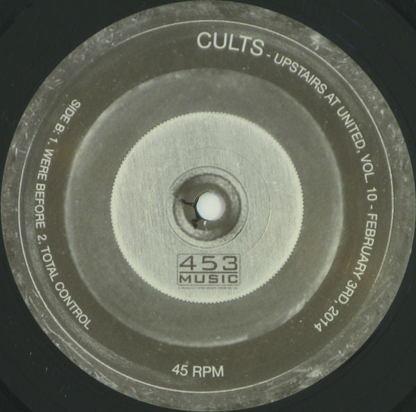 Cults : Upstairs At United, Vol. 10 (12", RSD)