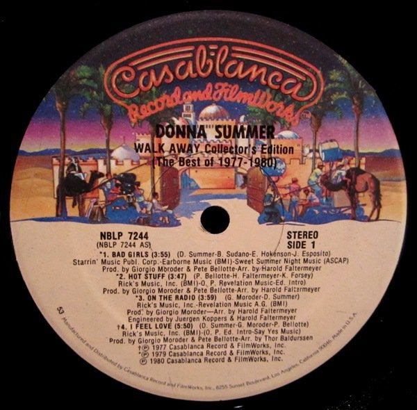 Donna Summer : Walk Away Collector's Edition (The Best Of 1977-1980) (LP, Comp, 53 )