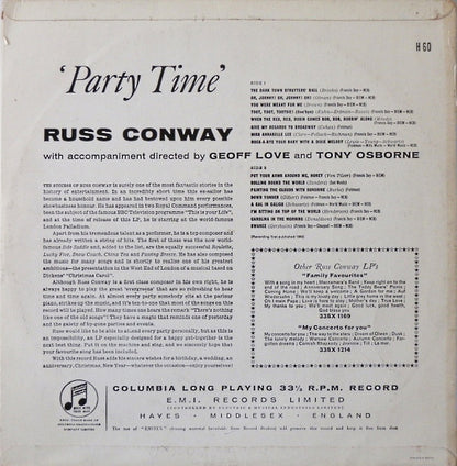 Russ Conway : Party Time (LP, Mono)