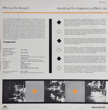 The Style Council : Money-Go-Round (12", Single)