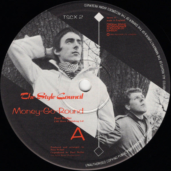 The Style Council : Money-Go-Round (12", Single)