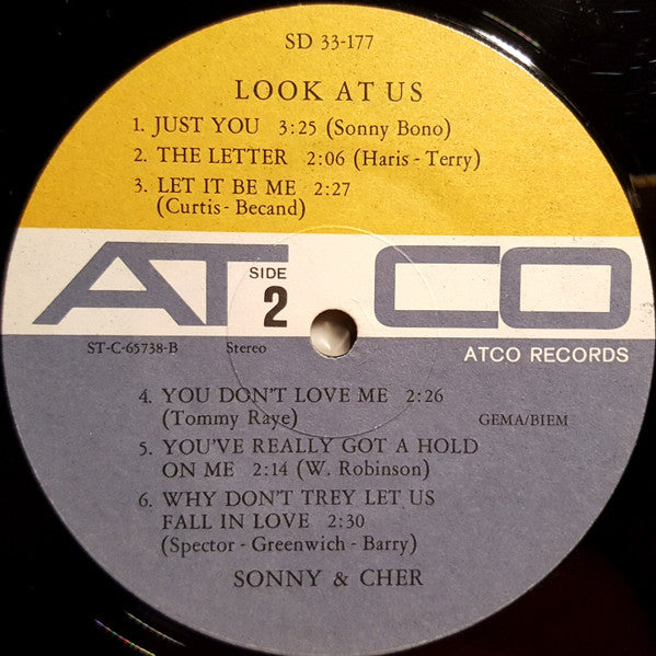 Sonny & Cher : Look At Us (LP, Album)