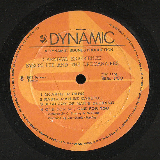 Byron Lee And The Dragonaires : Carnival Experience (LP, Album)