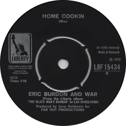 Eric Burdon & War : They Can't Take Away Our Music / Home Cookin' (7", Single)