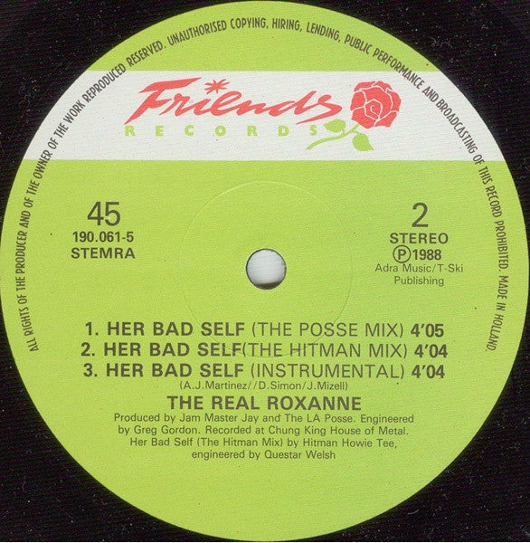 The Real Roxanne : Respect (12", Single)