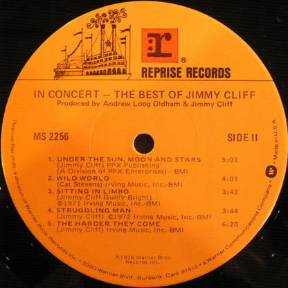 Jimmy Cliff : In Concert - The Best Of Jimmy Cliff (LP, Album)