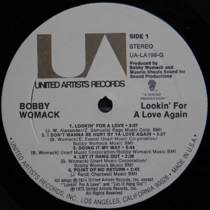 Bobby Womack : Lookin' For A Love Again (LP, Album, Res)