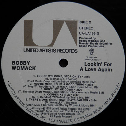 Bobby Womack : Lookin' For A Love Again (LP, Album, Res)