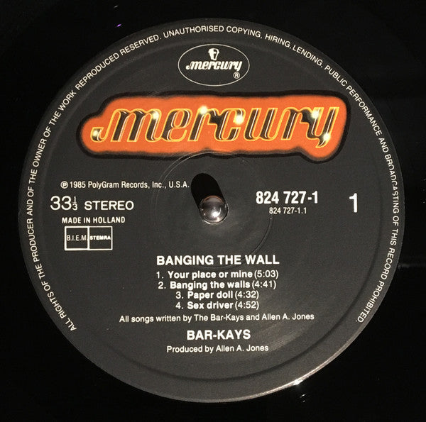 Bar-Kays : Banging The Wall (LP, Album)