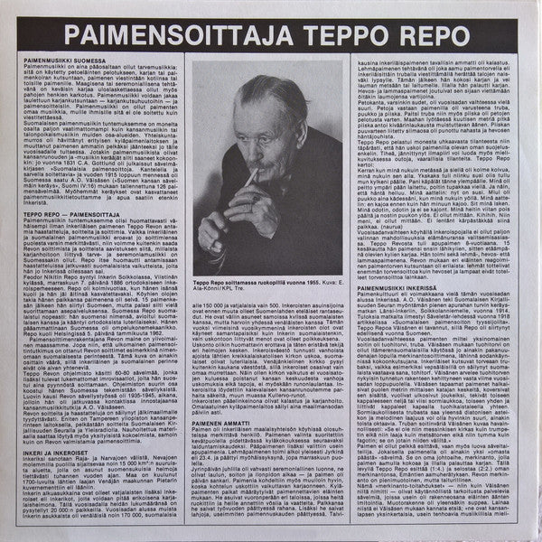 Teppo Repo : Paimensoittaja Teppo Repo (LP, Mono)