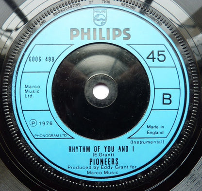 The Pioneers : Feel The Rhythm (Of You And I) (7", Single)