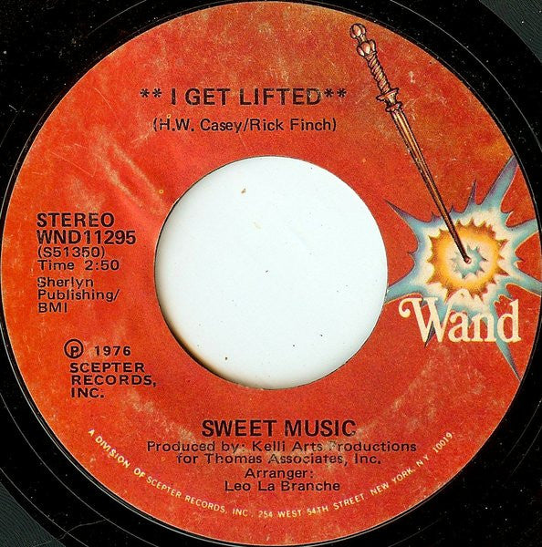 Sweet Music : I Get Lifted (7", Styrene, She)