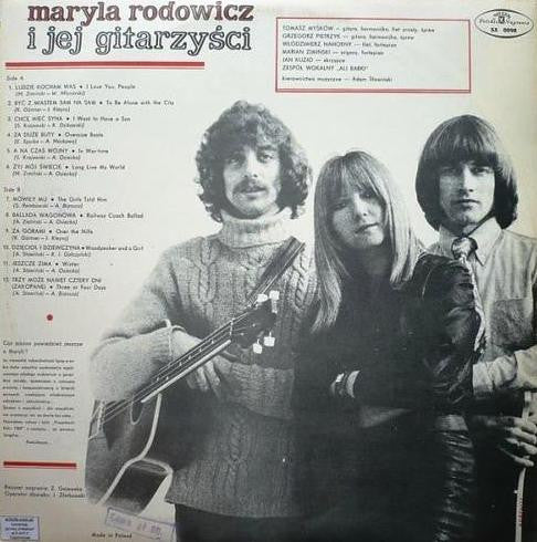 Maryla Rodowicz I Jej Gitarzyści : Żyj Mój Świecie (LP, Album, Mono, Red)
