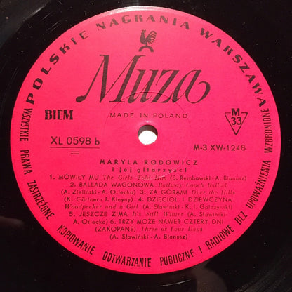 Maryla Rodowicz I Jej Gitarzyści : Żyj Mój Świecie (LP, Album, Mono, Red)