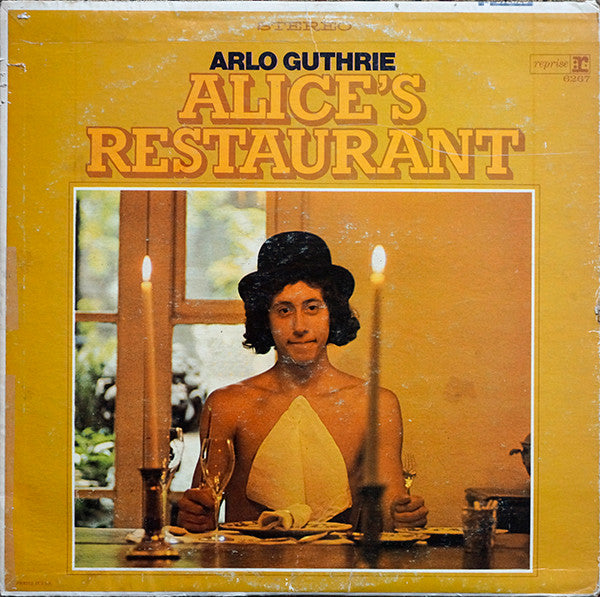 Arlo Guthrie : Alice's Restaurant (LP, Album, RP, Pit)