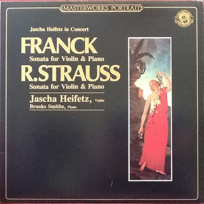 César Franck, Richard Strauss - Jascha Heifetz, Brooks Smith (2) : Violin Sonatas (LP, Album, RM)
