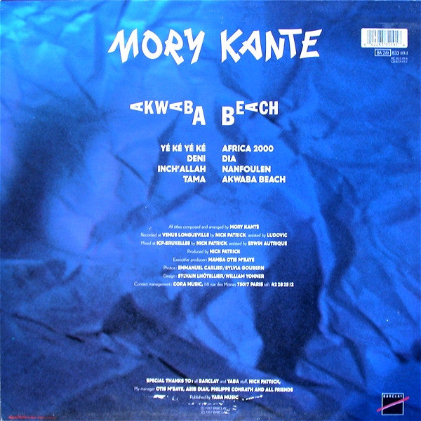 Mory Kanté : Akwaba Beach (LP, Album)