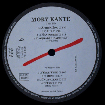 Mory Kanté : Akwaba Beach (LP, Album)