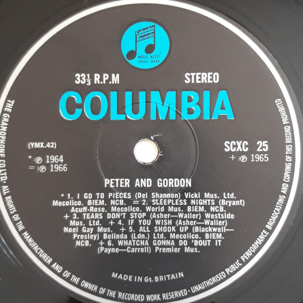 Peter & Gordon : I Go To Pieces (LP, Album)