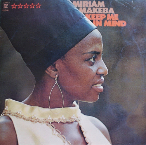 Miriam Makeba : Keep Me In Mind (LP, Album, RP)