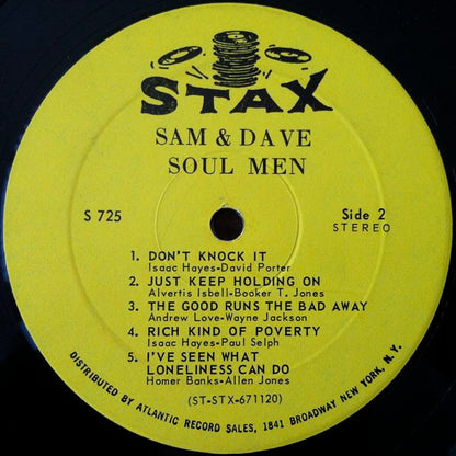 Sam & Dave : Soul Men (LP, Album)