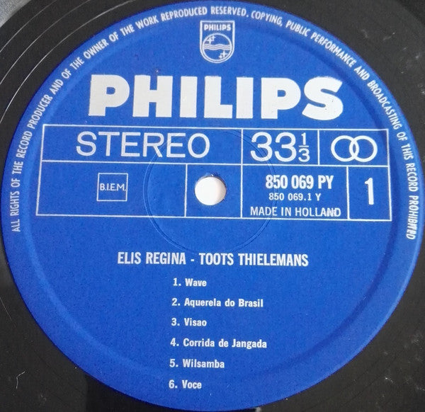 Elis Regina & Toots Thielemans : Elis & Toots (LP, Album)